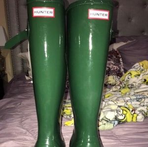 Forest Green Hunter Rain Boots
